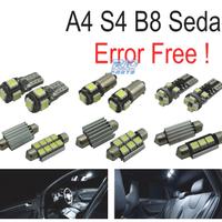 KIT 13 LAMPADE LED INTERNE PER AUDI A4 B8 S4