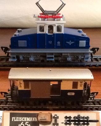 1c Scala H0 Loco Fleischmann Con Set Cremagliera