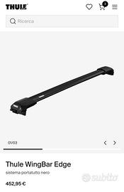 barre portatutto Thule complete  x Range Rover