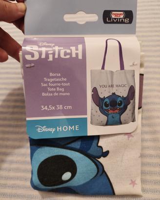 Disney Stich borsa manici tessuto nuova