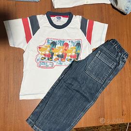 Set jeans + tshirt bambino