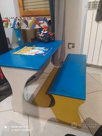 BTavolo studio bambino in legno