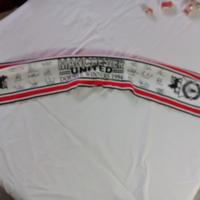 Sciarpa Manchester United 1994 con firme giocatori