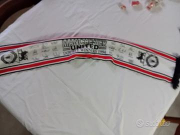 Sciarpa Manchester United 1994 con firme giocatori
