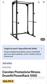 Rack a gabbia dechatlon nuovo imballato