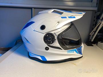 Casco moto Just1 J34 XS bianco e azzurro