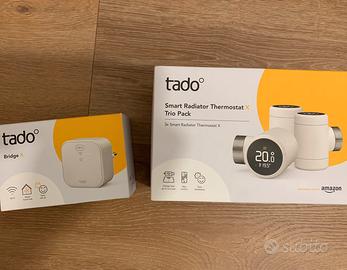 3x Valvole termostatiche Tado X + Bridge