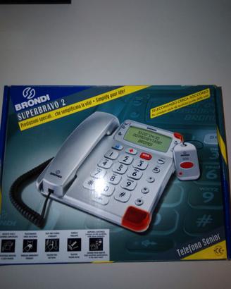 Telefono  Brondi con numeri grandi+telec. soccorso