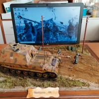 Diorama 1:35 caccia carri tedesco ELEFANT ad Anzio