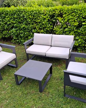 Salotto da giardino Odyssea Naterial antracite