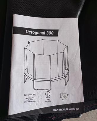 Trampolino Octogonal 300