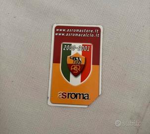 Scheda telefonica AS ROMA