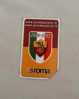 Scheda telefonica AS ROMA