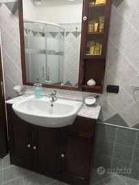 Mobile arredo bagno con specchio