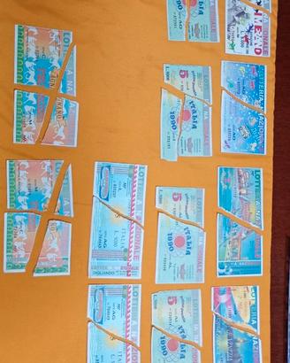 LOTTO PZ. 13 BIGLIETTI LOTTERIA