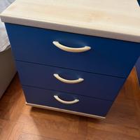 Cameretta ( comodino, armadio , comodino , letto)