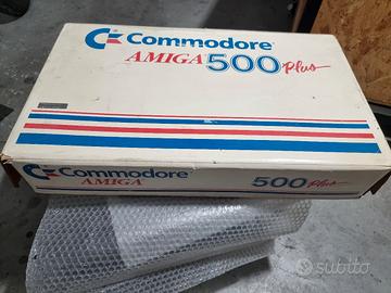 Amiga 500 plus con espansione e scatola