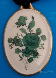 COLLANA CON MEDAGLIONE IN  CERAMICA - BIGIOTTERIA