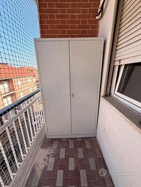 5 Armadi box in lamiera da balcone garage esterno