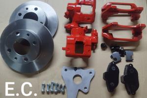 KIT FRENI A DISCO FIAT 500 F L R 126