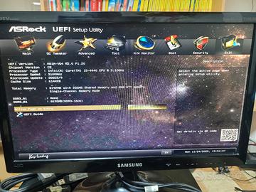 desktop PC cool master i5-4440 8gb RAM 320gb hd