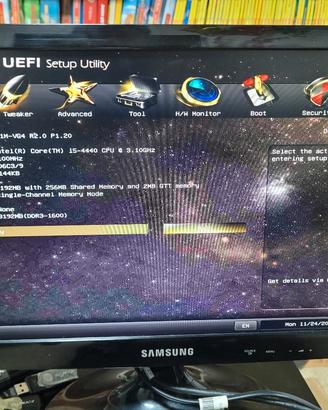 desktop PC cool master i5-4440 8gb RAM 320gb hd