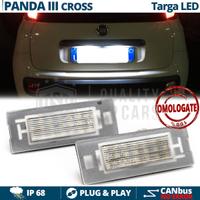 Placchette Luci TARGA LED PER Fiat PANDA 3 CROSS