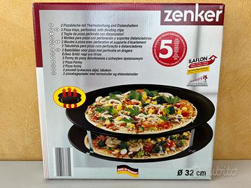 Teglie Pizza Forate Zenker Ø32 cm 2 con Distanziat