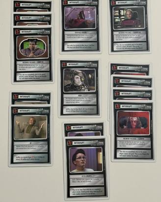 14 Carte Star Trek CCG First Edition Decipher 1995