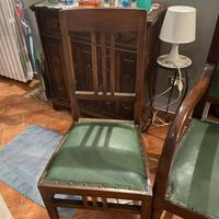 divanetto e sedia antichi 