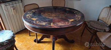 Tavolo da gioco in legno pregiato