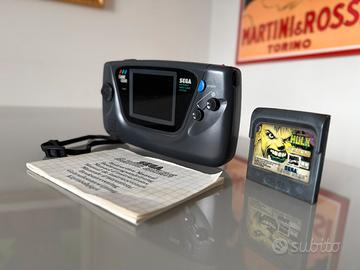 Sega Game Gear Funzionante + Gioco hulk + Manuale