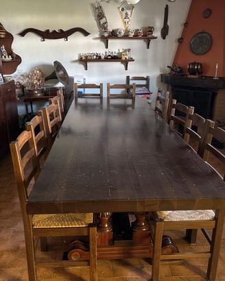 Tavolo legno massiccio