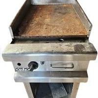 Fry-top professionale a gas – acciaio inox