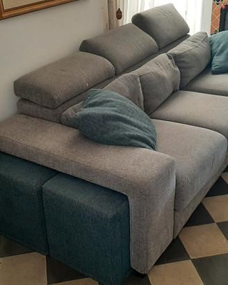 Divano letto con penisola 