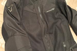 Giacca moto donna estiva Macna Empire Nero