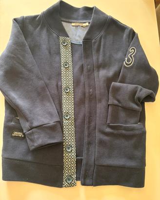 Cardigan blu bambino Y4/5