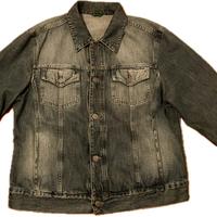 NUOVA Giacca Jeans Benetton XL