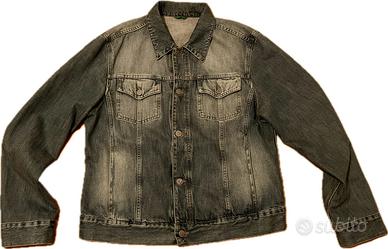 NUOVA Giacca Jeans Benetton XL