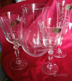 Bicchieri in Cristallo inciso