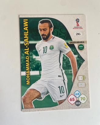 Carta Panini Russia 2018 Al-Sahlawi Arabia