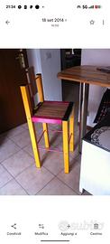 Sgabello di design Anacleto Spazzapan