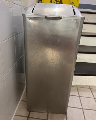 Pattumiera acciaio inox