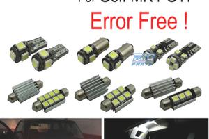 KIT 15 LAMPADE LED INTERNE PER VOLKSWAGEN VW GOLF 