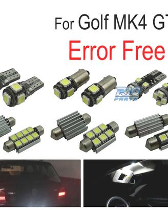 KIT 15 LAMPADE LED INTERNE PER VOLKSWAGEN VW GOLF 