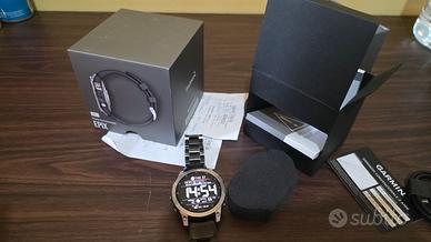 Garmin Epix Gen 2 con scatola e cinturini