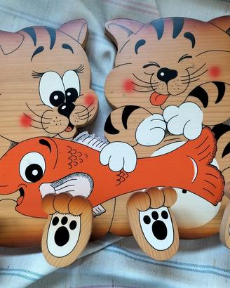 Attaccapanni per cameretta bambini o ragazzi 