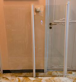 Parete vetro temperato per vasca da bagno