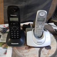 Telefoni Panasonic cordless senza filo intercomun.