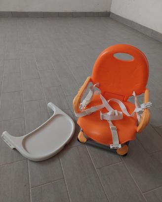 Rialzo sedia Chicco con vassoio removibile 